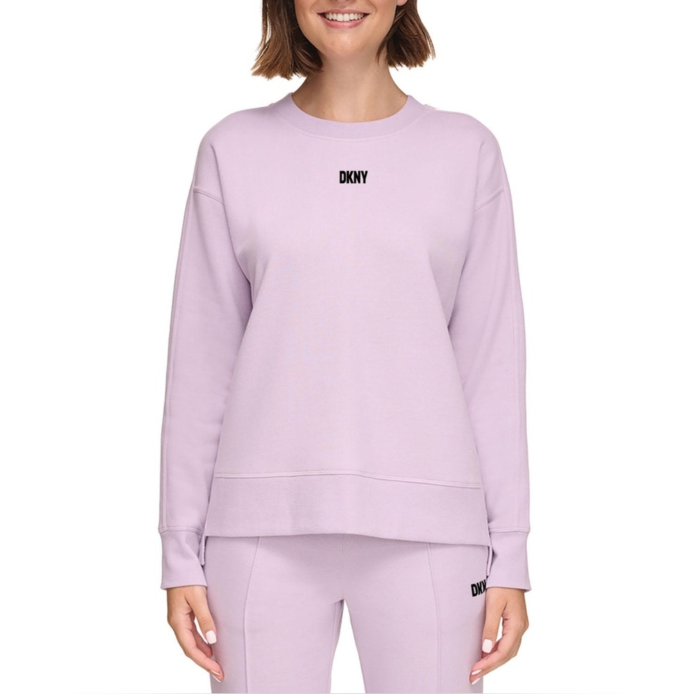 NWT DKNY Ladies Crewneck Fleece Sweatshirt